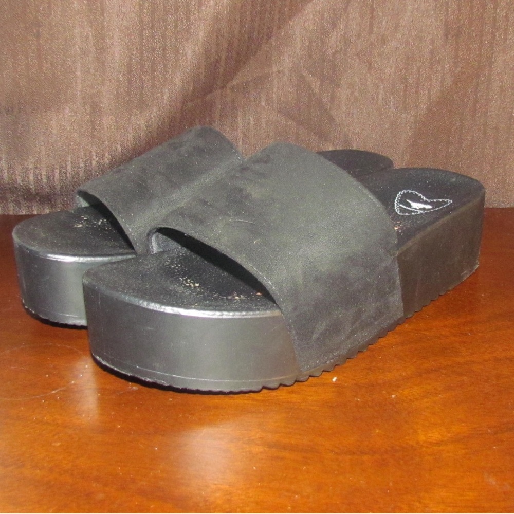 Women's Black Platform Sandals